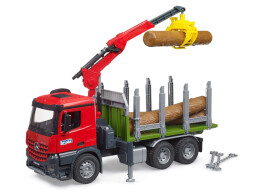 Bruder MB Arocs Přepravník na dřevo s hydraulickou rukou 1:16